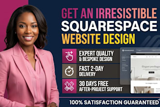 build squarespace website design, web development as squarespace website expert