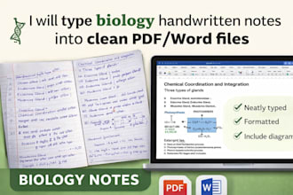 do provide biology notes