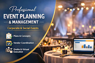 organize your event smoothly, my boss
