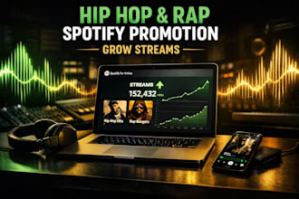 do hip hop and rap spotify promotion to grow streams