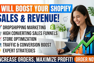 dropshipping marketing, boost shopify sales, shopify sales funnel to boost sale