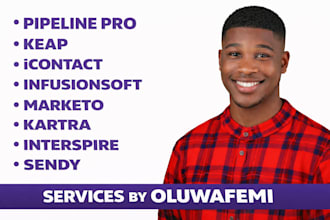 pipeline pro, kepa, icontact, infusionsoft, marketo, kartra, interspier, sendy