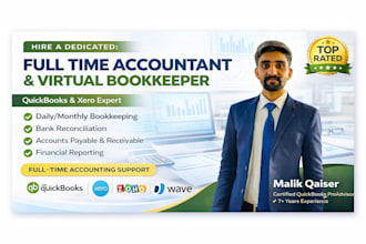 full time monthly accounting and bookkeeping