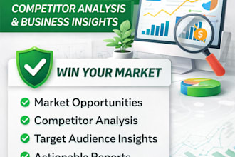 market research, competitor analysis, and business insights