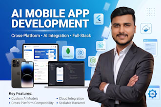 build mobile app development as an app developer using flutter and ai app