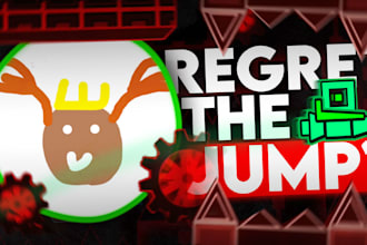 create a geometry dash thumbnail