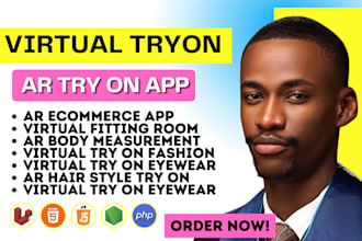 virtual try on website app for fashion, ecommerce, jewelry,eyewear and hairstyle