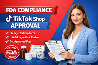 do fda compliance for tiktok shop product approval