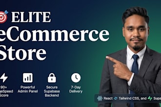 build a high converting ecommerce store with react and supabase