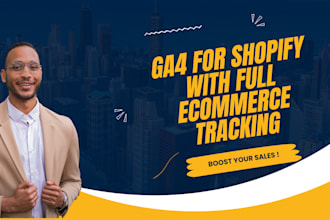implement ga4 for shopify with full ecommerce tracking