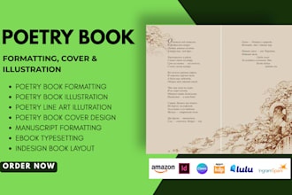 format poetry book formatting poem poetry ebook illustration children storybook
