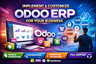 implement and customize odoo erp for your business with modules and integration