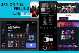 design music website and music streaming platform