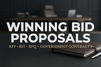 develop persuasive rfls, rfqs, and formal business proposals