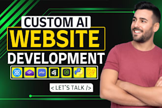 do ai website development custom website design full stack