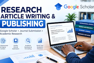 write and publish research articles on google scholar journals