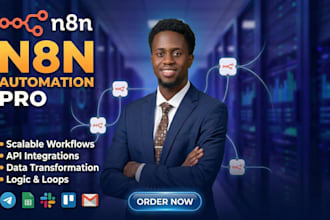 build advanced n8n automation workflows and API integrations