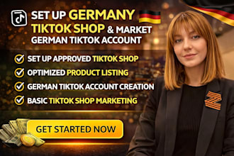setup german tiktok shop integrate german shopify shop marketing tiktok account