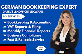 do german bookkeeping tax reporting datev lexoffice lexware