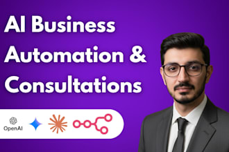 provide consultation on ai automation solutions for your business