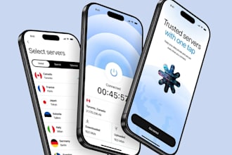 develop custom cross platform vpn app with web based admin panel
