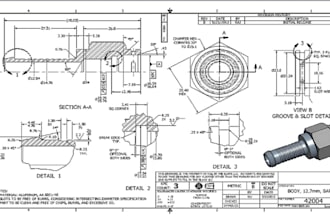 design patent technical drawing mechanical 2d autocad drafting chief architect
