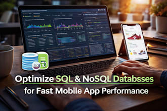 optimize sql and nosql databases for fast mobile app performance