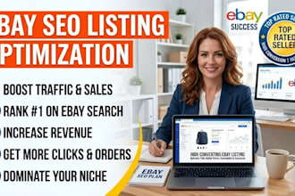 do ebay listing, SEO listing to increase sales and ranking