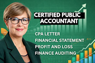 do accounting and finance, prepare profit and loss and CPA accounts