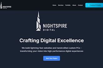 build you a clean, responsive website or landing page
