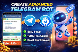 create a smart telegram bot to grow your channel