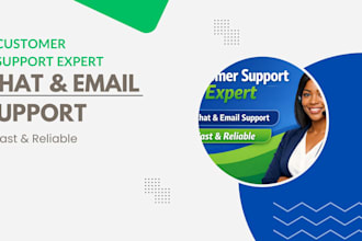 provide customer support via chat and email services