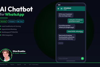 build an ai chatbot for whatsapp, web, or telegram