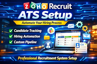 setup and customize zoho recruit ats for hiring and recruitment