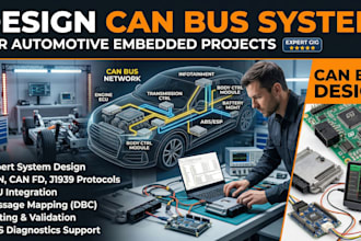 design can bus system for automotive embedded projects