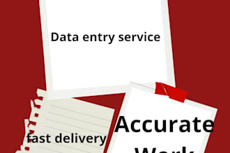 provide data entry and online tasks