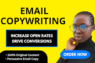 write persuasive email copy for campaigns newsletters and sequences