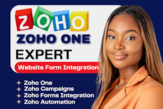 integrate website forms to zoho CRM, zoho forms and automate lead capture