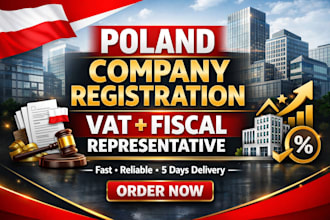 register your poland company and vat with a fiscal representative fast