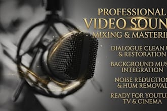 provide video and ad sound mixing