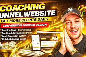 create wordpress website and funnel for coaches and mentors