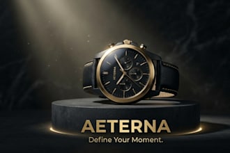 focus on logo and  luxury branding