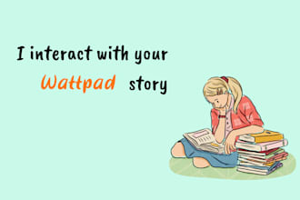 read and interect with your wattpad story