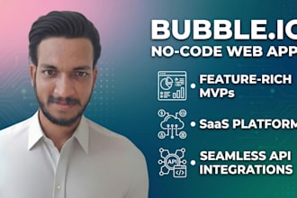 build your bubble no code web app, mvp, or saas