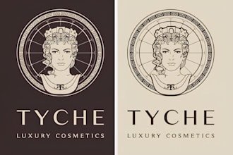 do modern and feminine beauty logo design