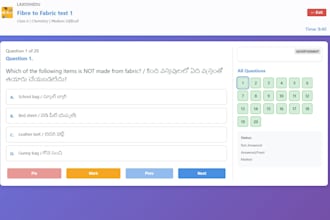 create quiz or quizzes for any concept