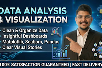 analyze your data and create clear visualizations in python and other libraries
