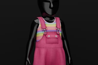 create optimized 3d clothing