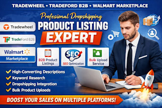 tradewheel dropshipping product listing tradeford b2b wallmart marketplace