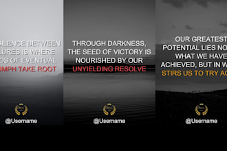 design engaging motivational content for social media growth